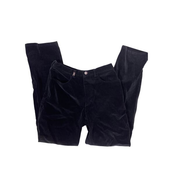 Bogner Black Corduroy Pants Women’s Size 8/M Cotton Casual Winter High Waisted - Picture 1 of 7